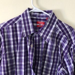 Izod plaid button down